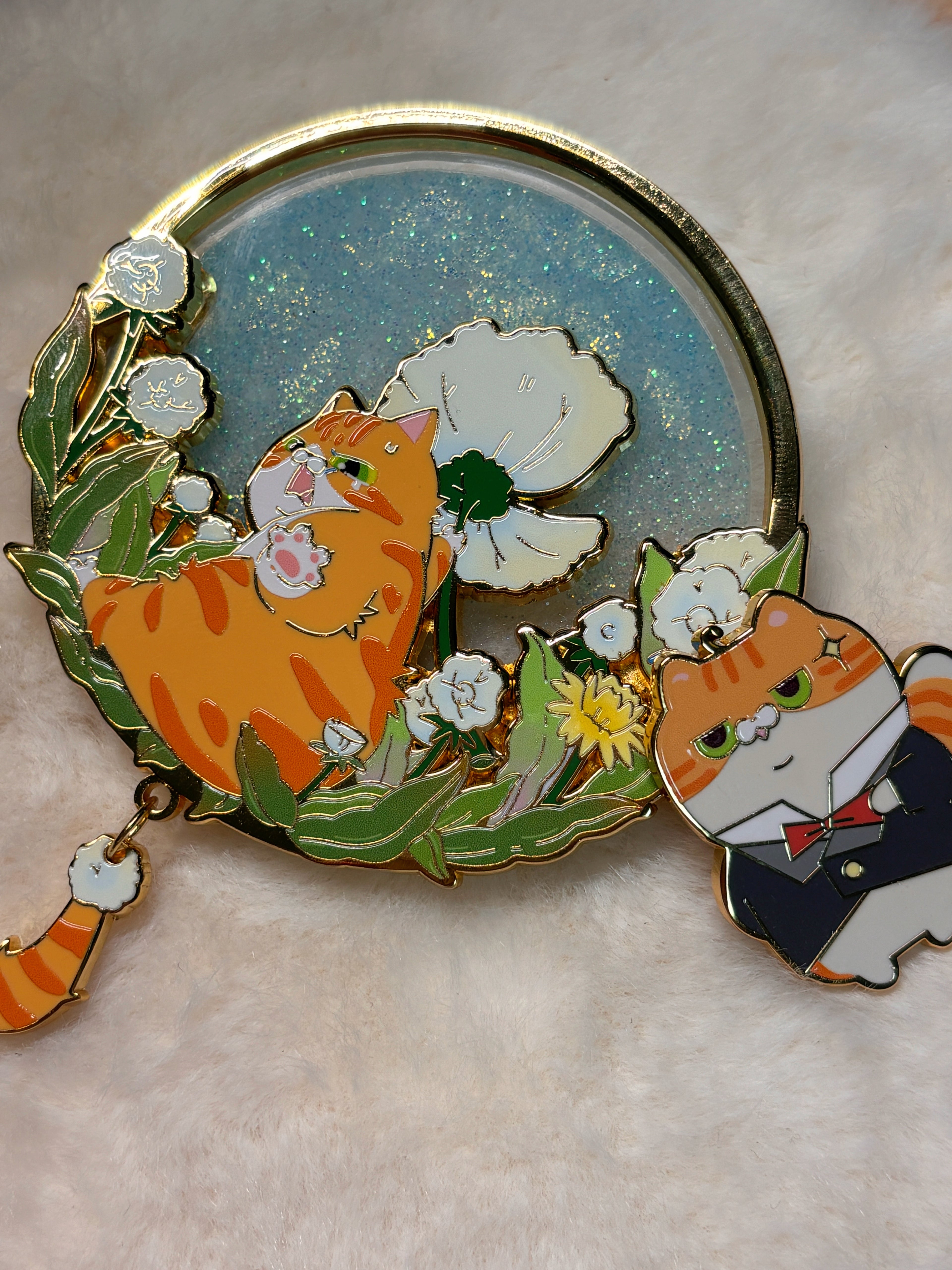 Meowzart Chibi Kitty Pin from the Realm of Cats