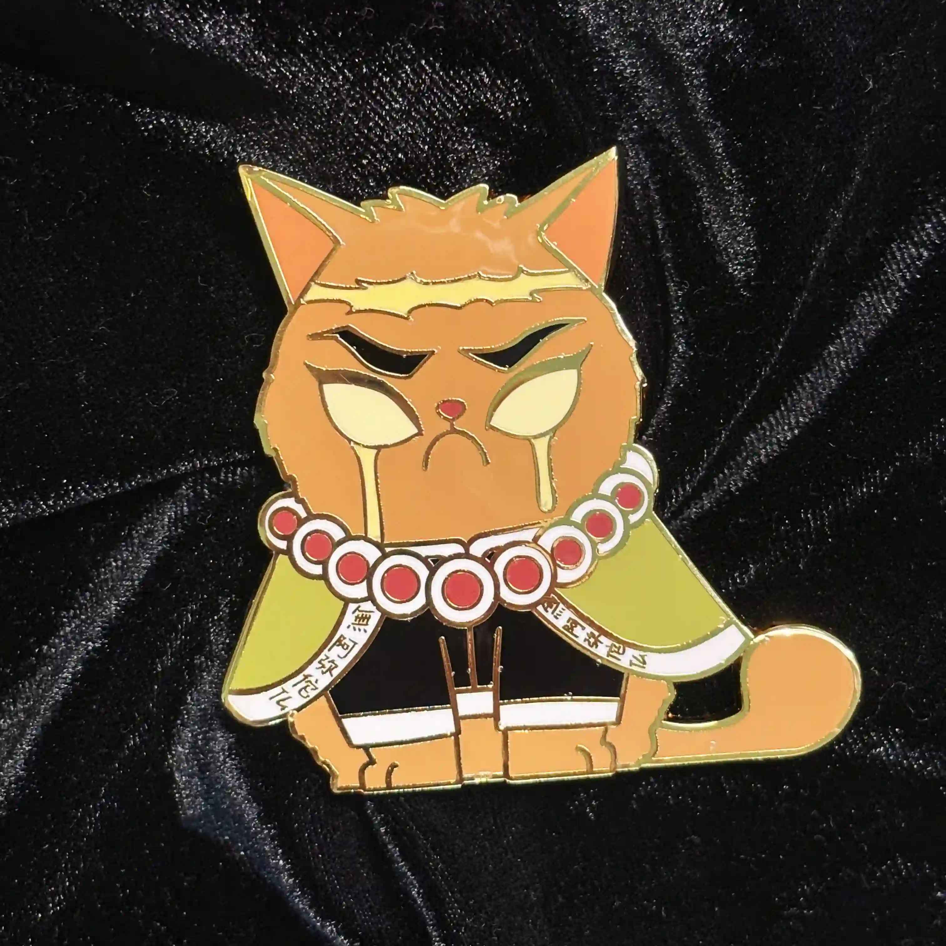 Nine Pillar Cats Enamel Pin Blaze Meowgoku