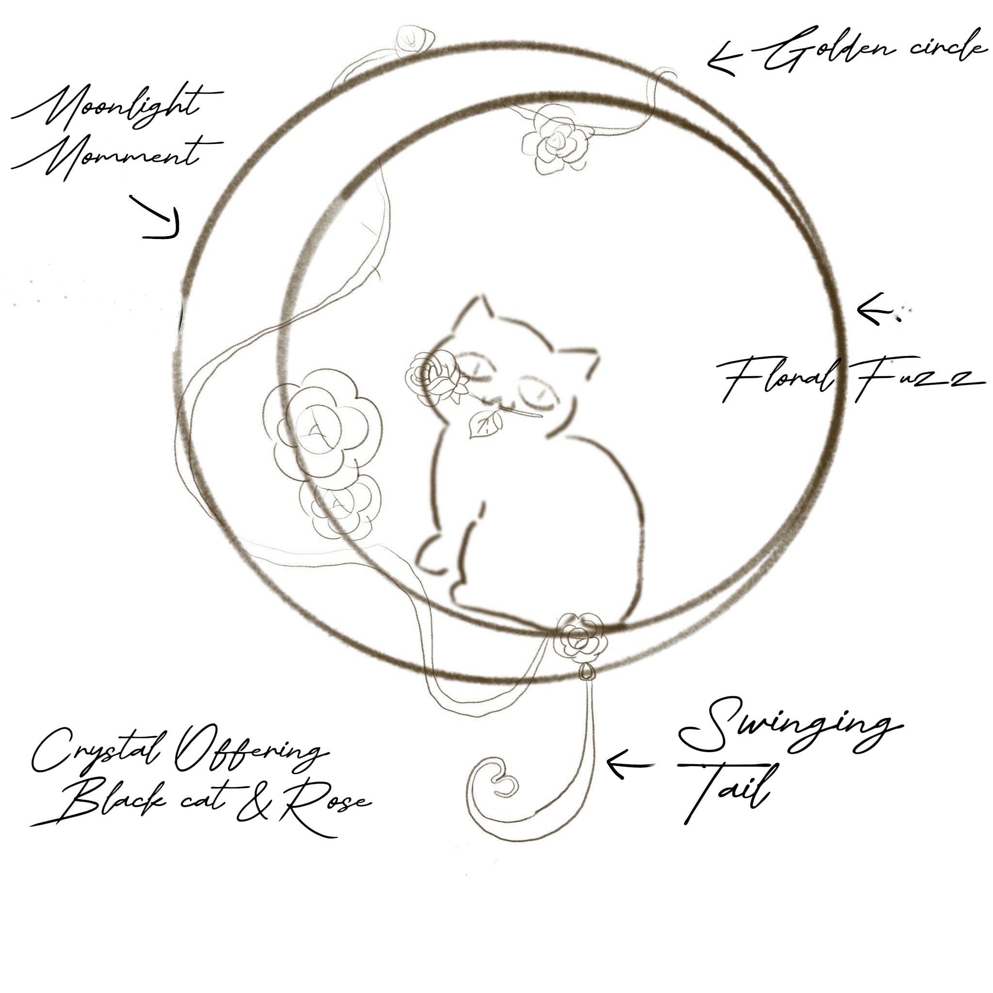 Mochi Chibi Kitty Pin from the Realm of Cats