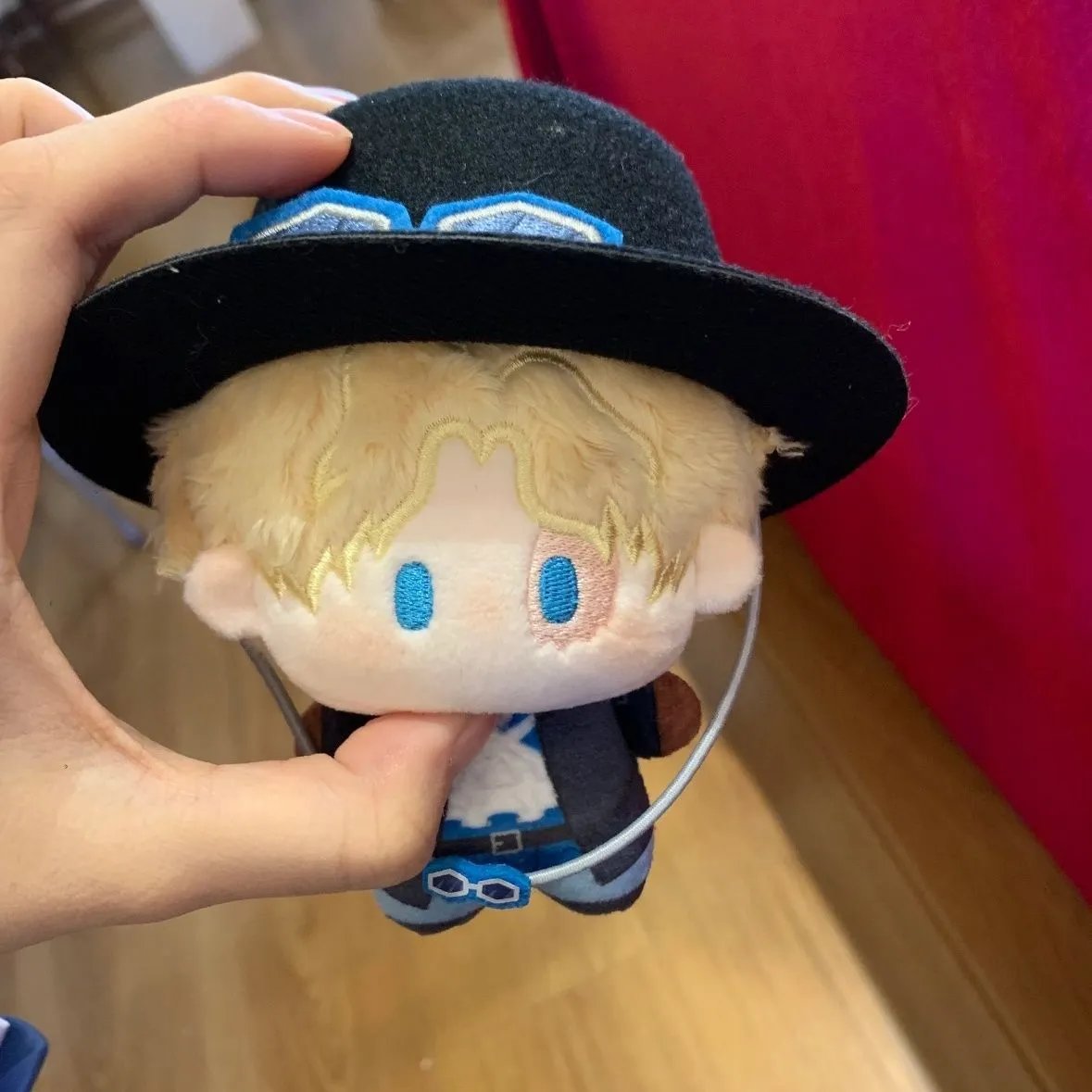 One Piece Luffy Ace Sabo Cotton Plush - 10cm image 2