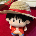 One Piece Luffy Ace Sabo Cotton Plush - 10cm image 1